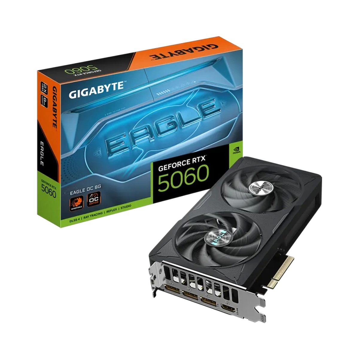 Gigabyte GeForce RTX 5060 Eagle OC 8GB DLSS4 128 Bit GDDR7 Ekran Kartı