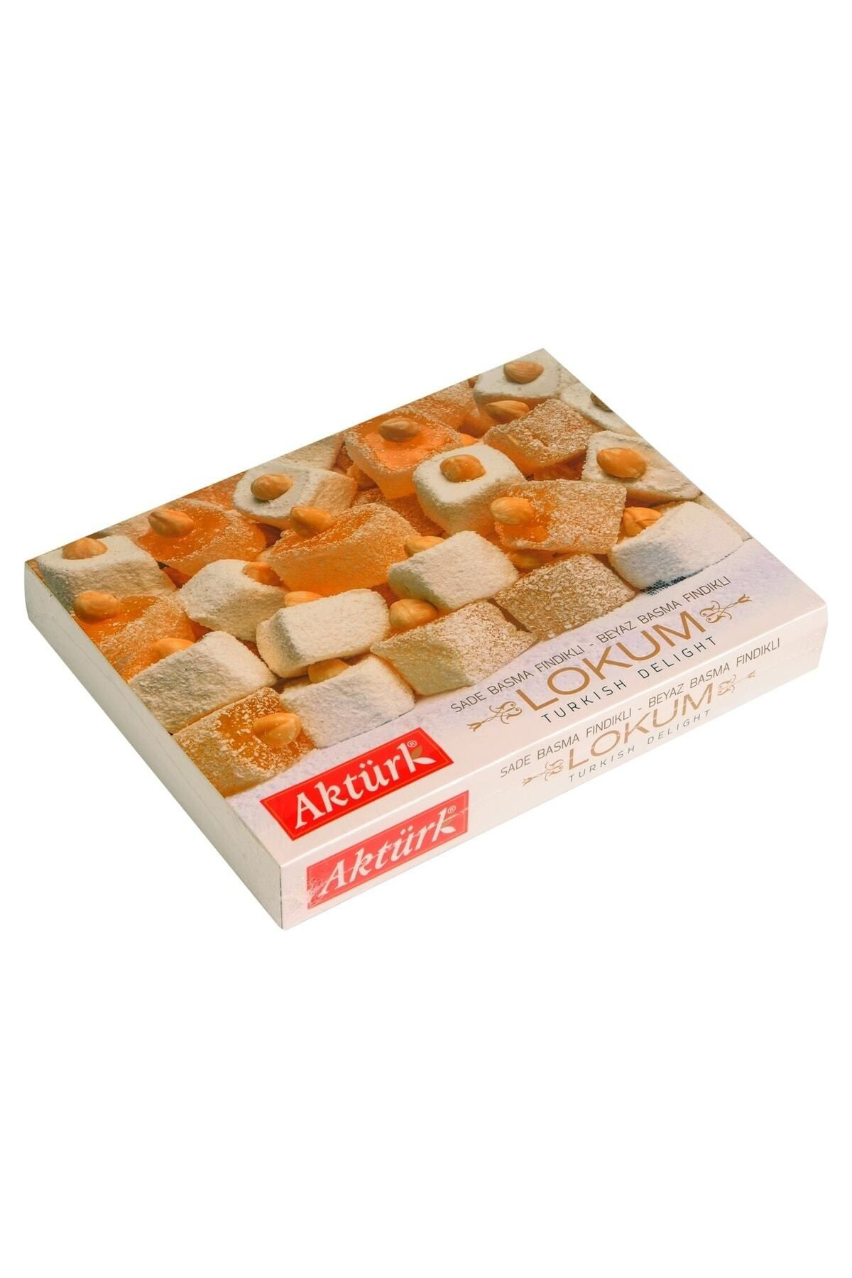 Lokum Sade Ve Beyaz Fındıklı 750 Gr