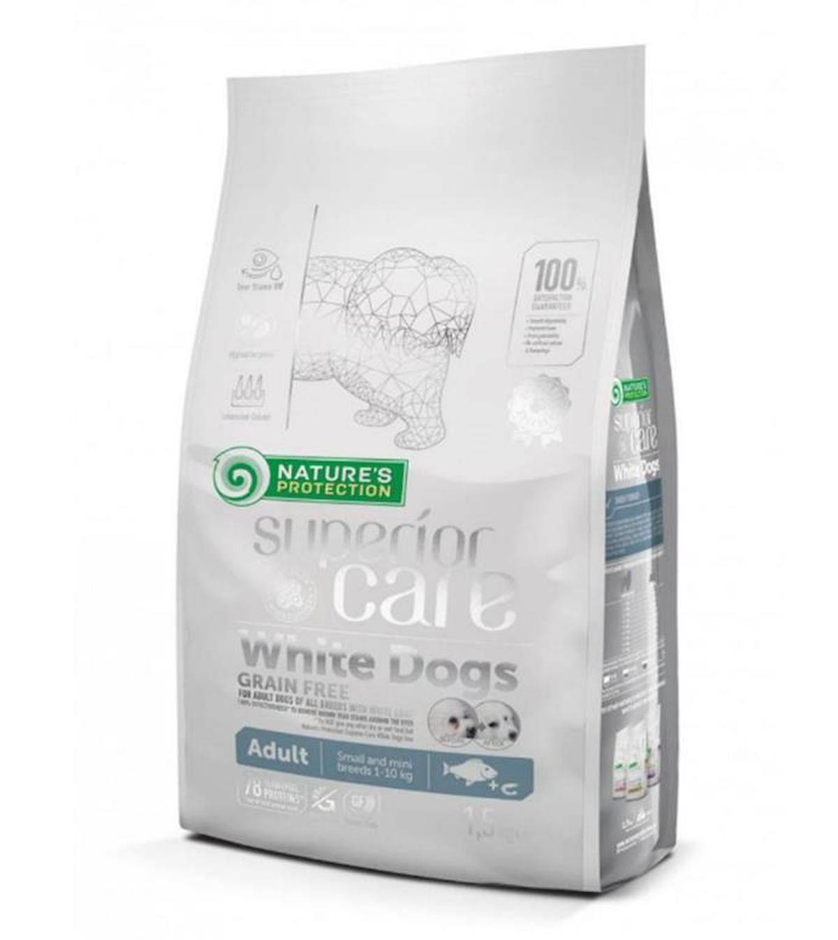 NP Superior Care White Dogs Tahılsız Alabalıklı  Small&Mini Yetişkin Köpek Maması 10 kg