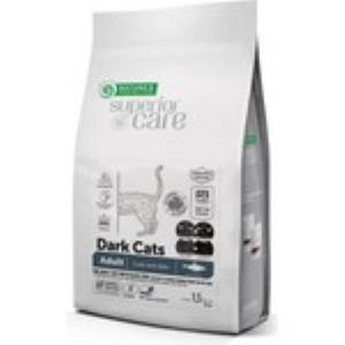 Natures Prodection Dark Cats Grain Koyu Renk Kediler Için Ringa Balıklı Yetişkin Kedi Maması 1,5 kg