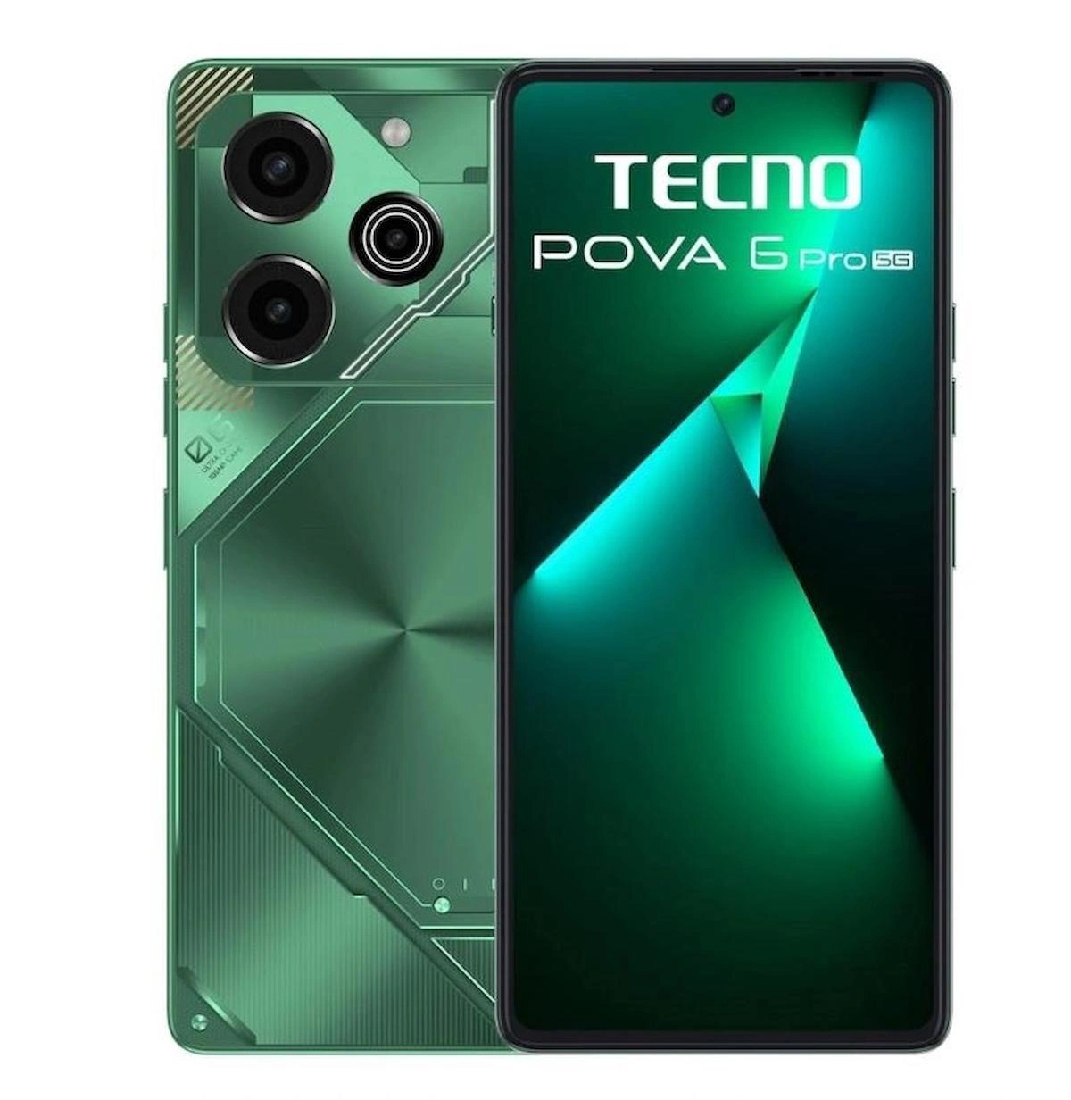 TECNO Pova 6 Pro LI9 5G 12/256 GB Yeşil (TECNO Türkiye Garantili)