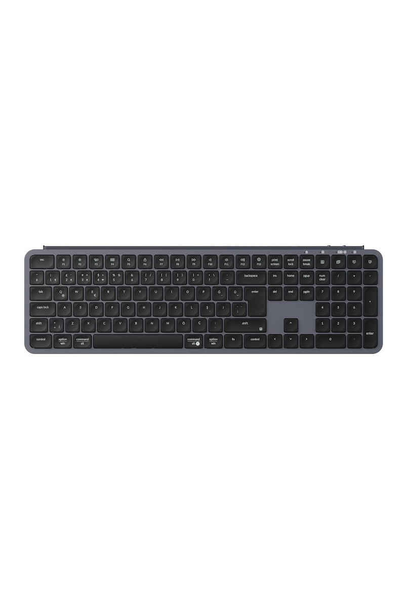 Keychron B6 Pro 0 Full Size Ultra-Slim 2.4 GHz Türkçe Kablosuz Siyah Klavye