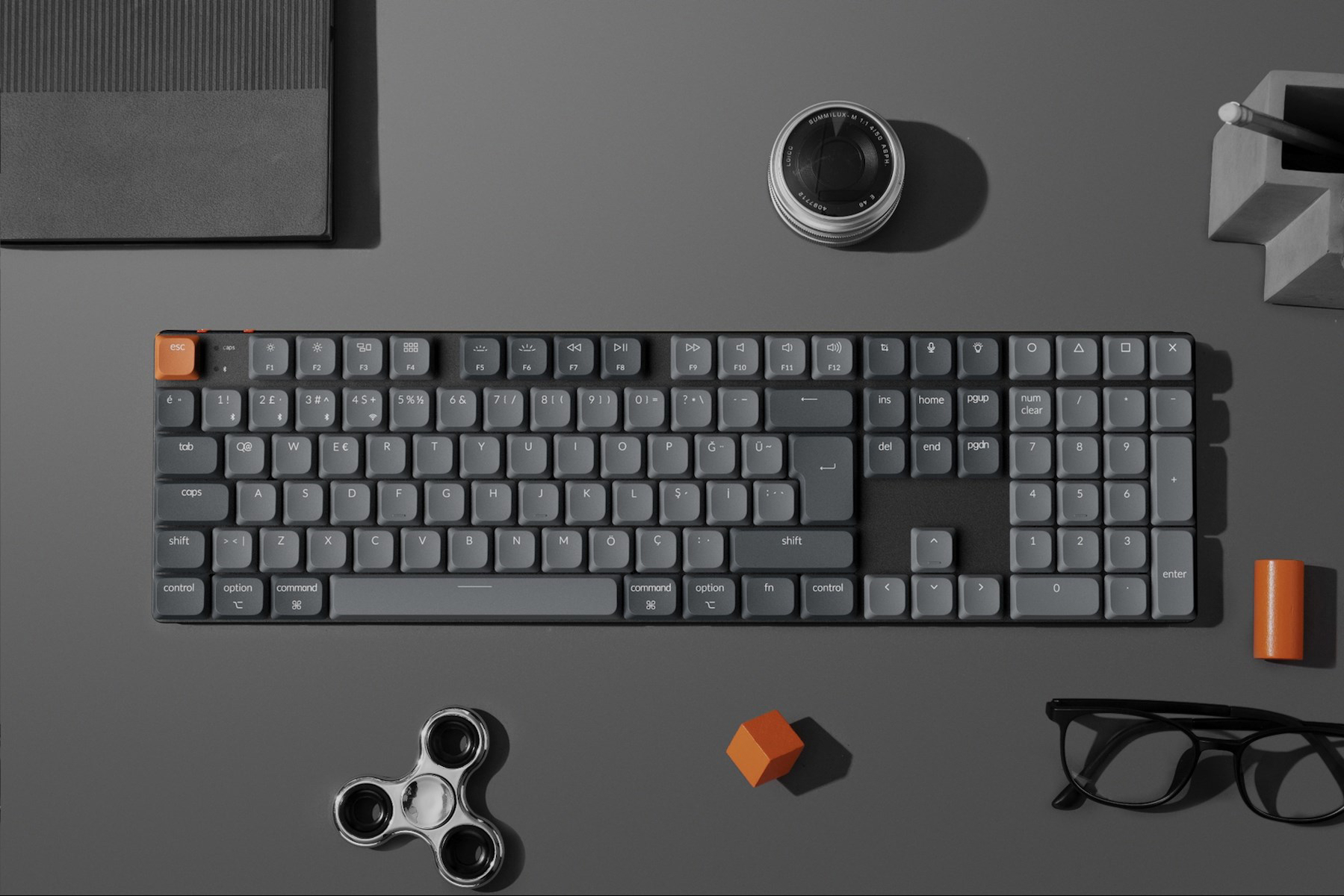 Keychron K5 Max Gateron Brown Switch RGB Kablosuz Hotswap Mekanik Gaming Klavye (K5M-H3-TR)