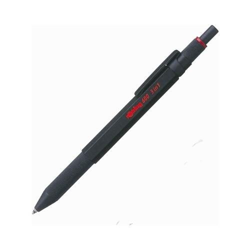 Rotring 600 Siyah Multipen Üç Fonksiyonlu Kalem