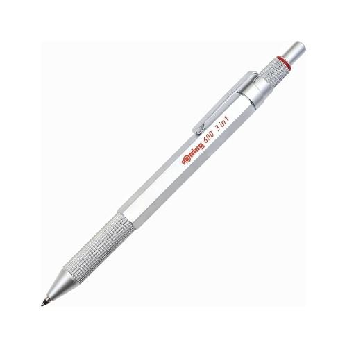 Rotring 600 Krom Multipen Üç Fonksiyonlu Kalem