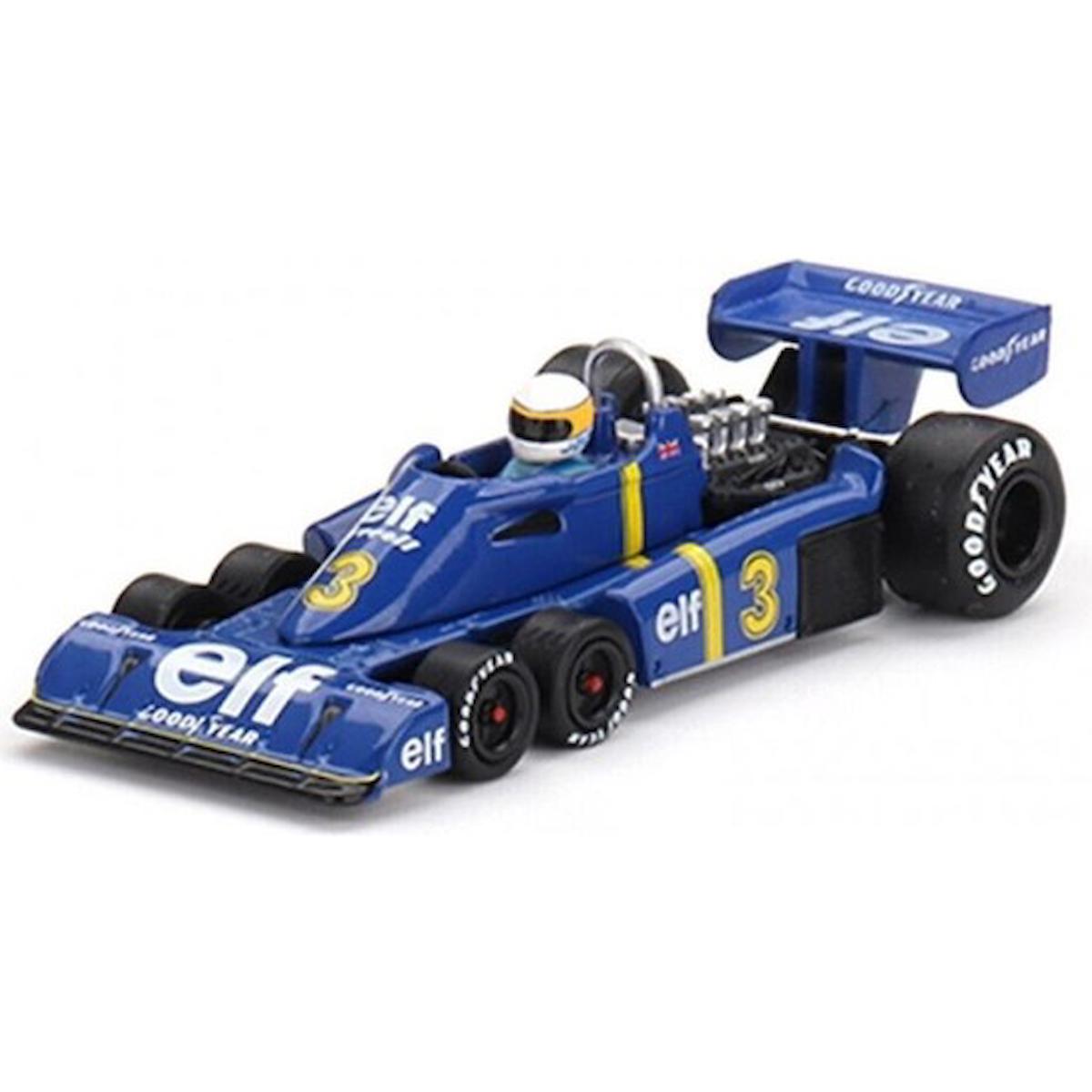 Mini GT 583 Tyrrell P34 #3 Jody Scheckter 1976 Swedish Gp Winner Model Araba