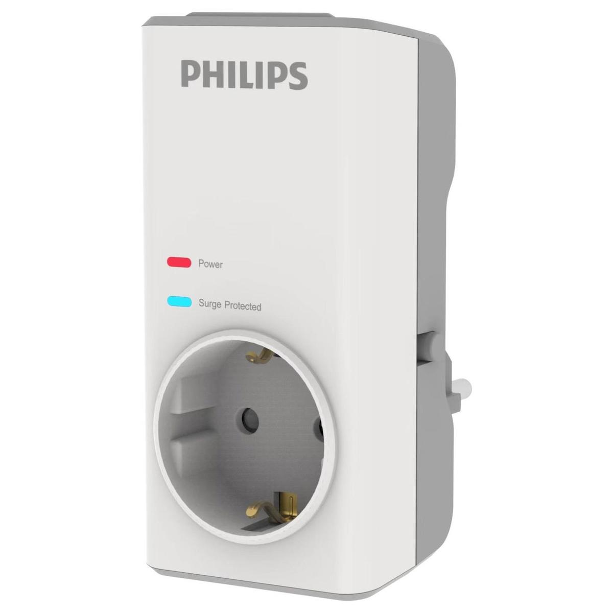 Philips Chp7010w Tekli Akım Koruma Priz, 1140j, Beyaz