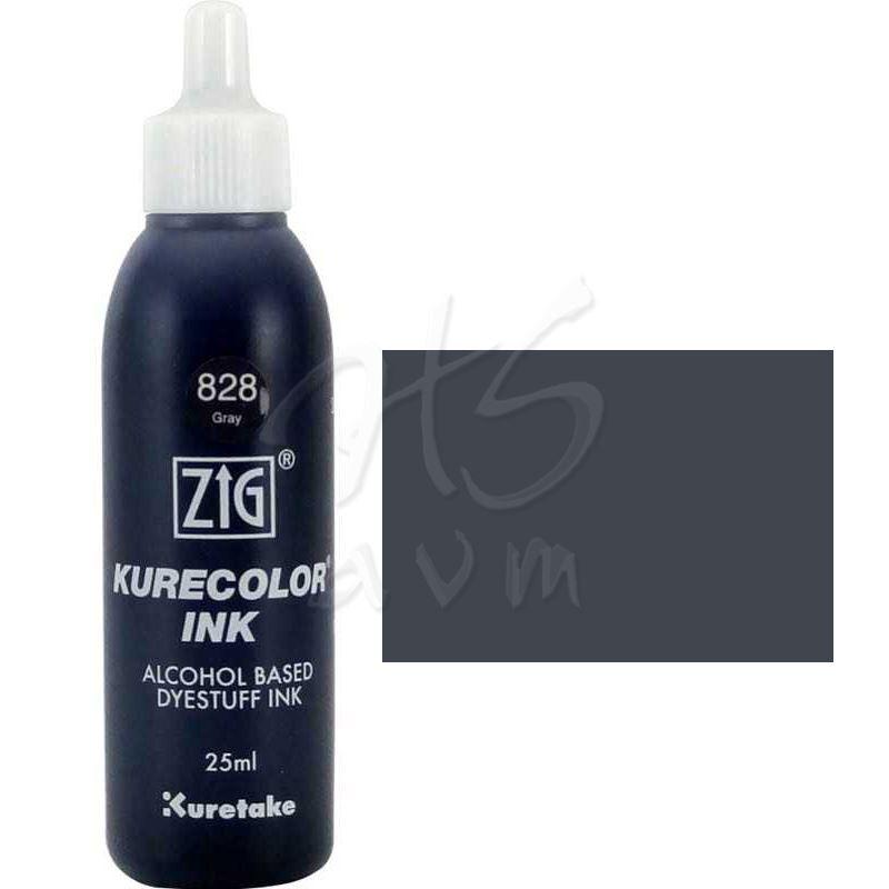 Zig Kurecolor Refill Ink Mürekkep 828 Gray 25ml