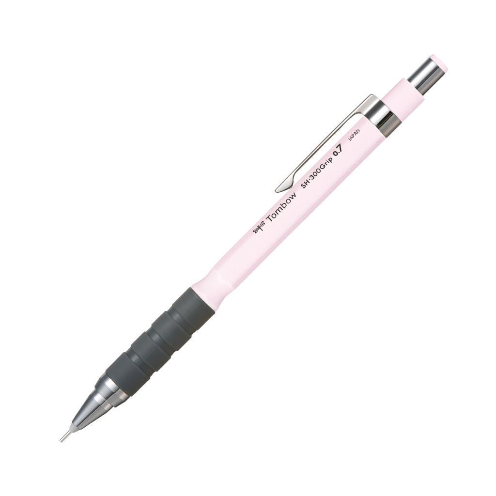 Tombow SH-300 Grip Pastel Mekanik Uçlu Versatil-Kurşun Kalem 0.7 mm Sakura Pembe