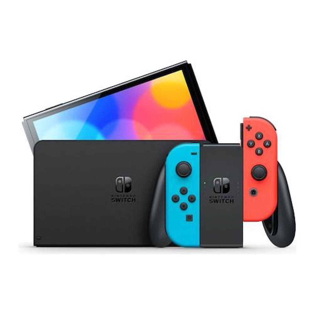 Nintendo Switch Oled Oyun Konsolu Kırmızı-Mavi – G