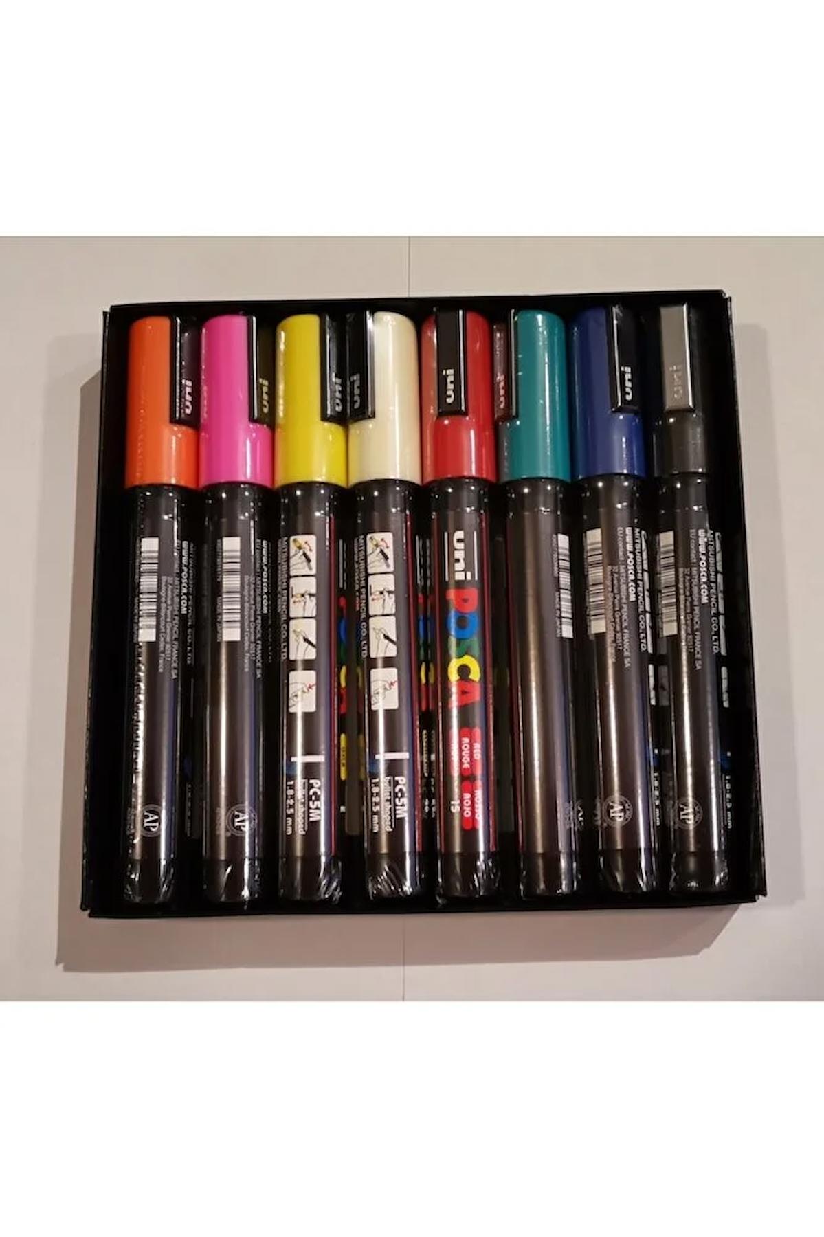 POSCA Unı Pc-5m 8'li Set