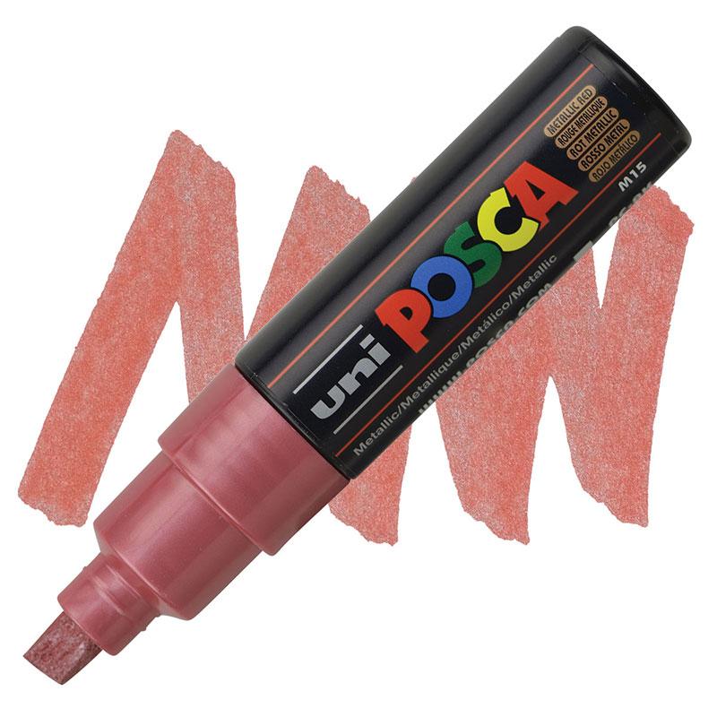 Uni Posca Marker PC-8K 8.0mm Metallic Red