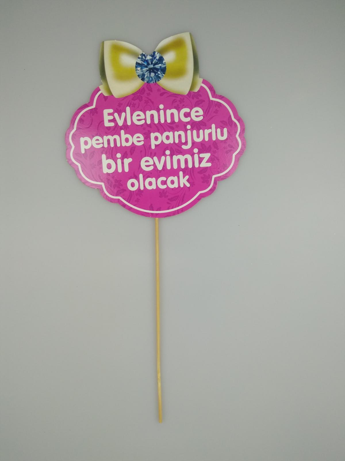 KONUŞMA BALONU EVLENİNCE PEMBE PANJURLU BİR EVİMİZ OLACAK