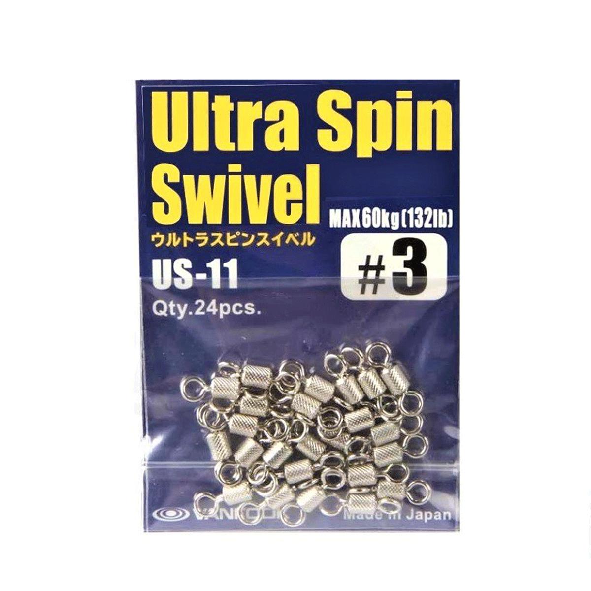 Vanfook Ultra Spin Swivel Fırdöndü US-11 Silver #3 (24 Ad)