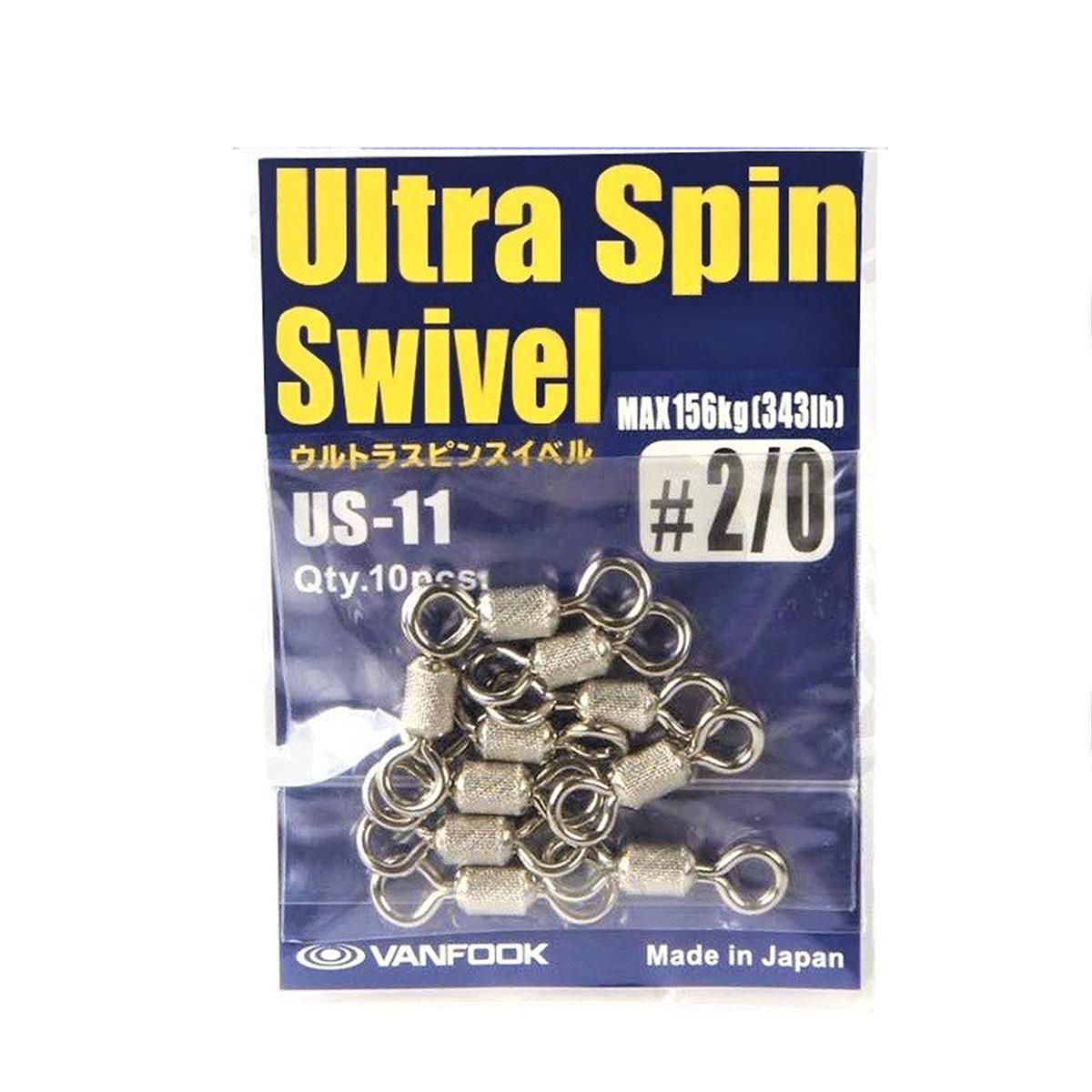 Vanfook Ultra Spin Swivel Fırdöndü US-11 Silver #2/0 (10 Ad)