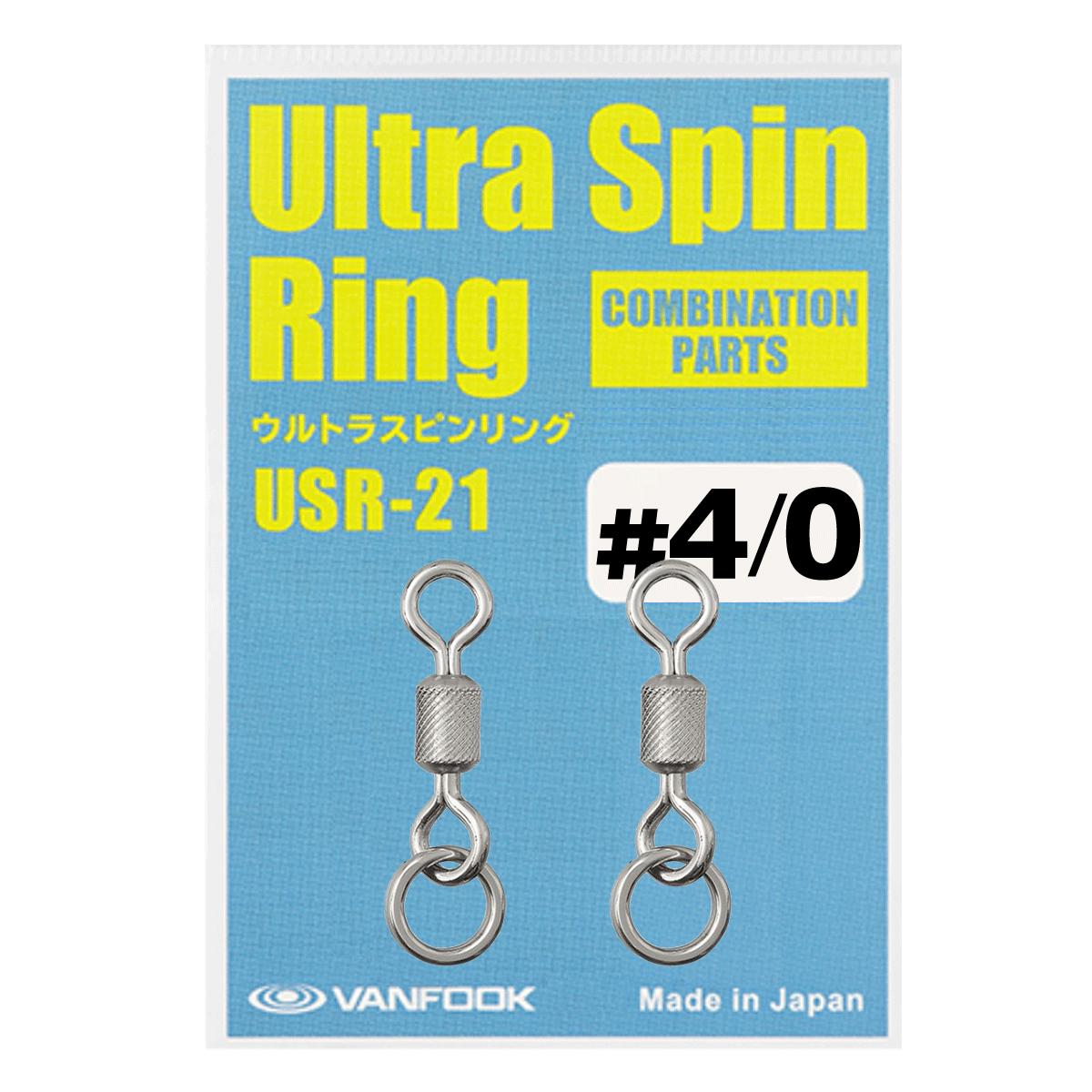 Vanfook Ultra Spin Ring Halkalı Fırdöndü USR-21 Silver #4/0 (2 Ad)