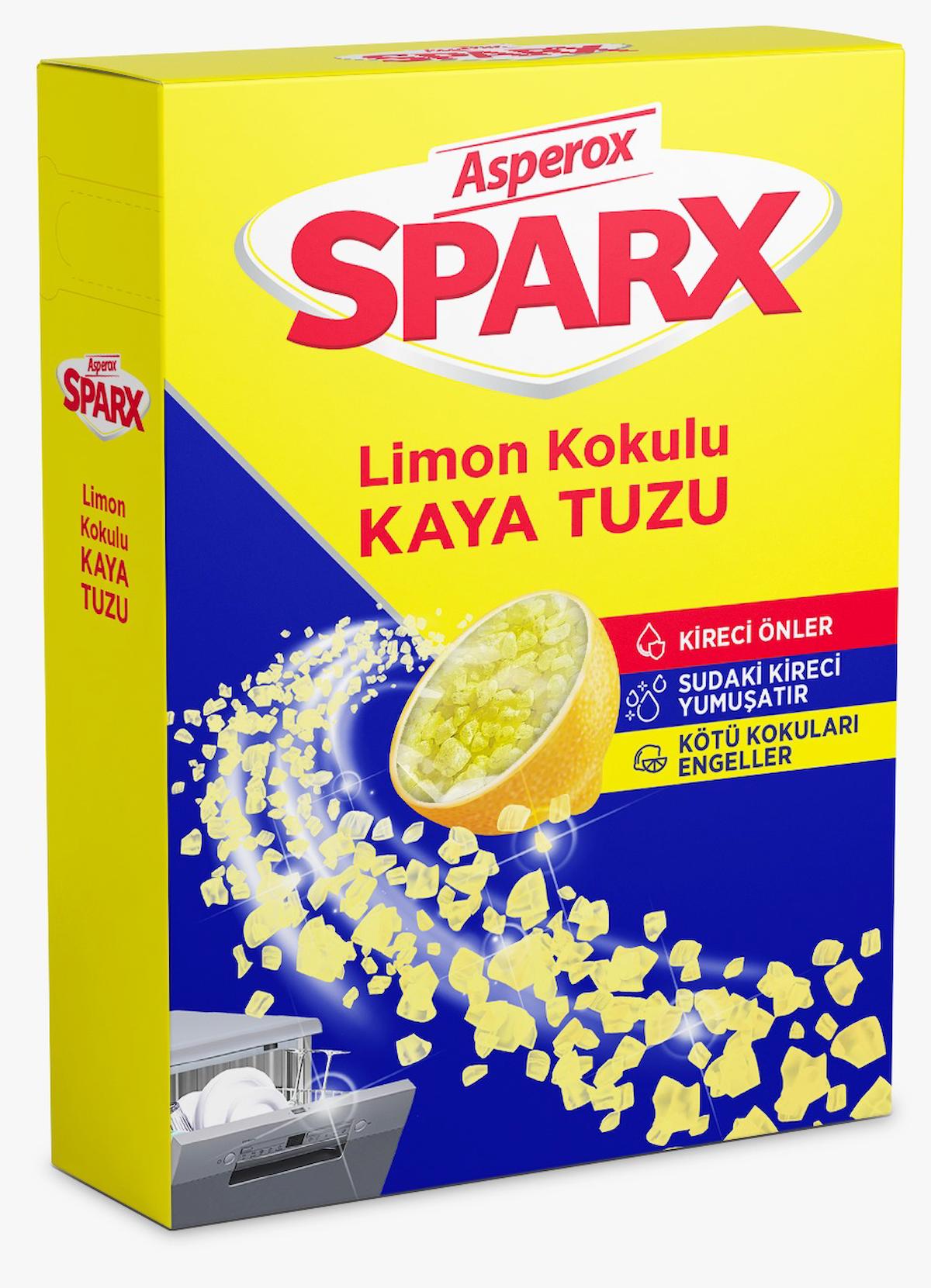 Sparx Limon Kokulu Bulaşık Makinası Kaya Tuzu 1500 Gr