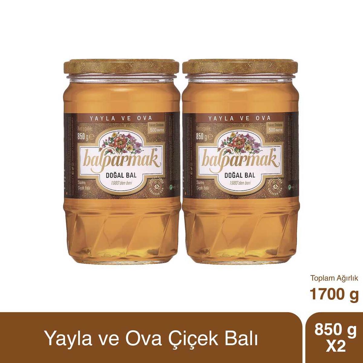 Balparmak Yayla ve Ova Çiçek Balı 850 g X 2 Adet