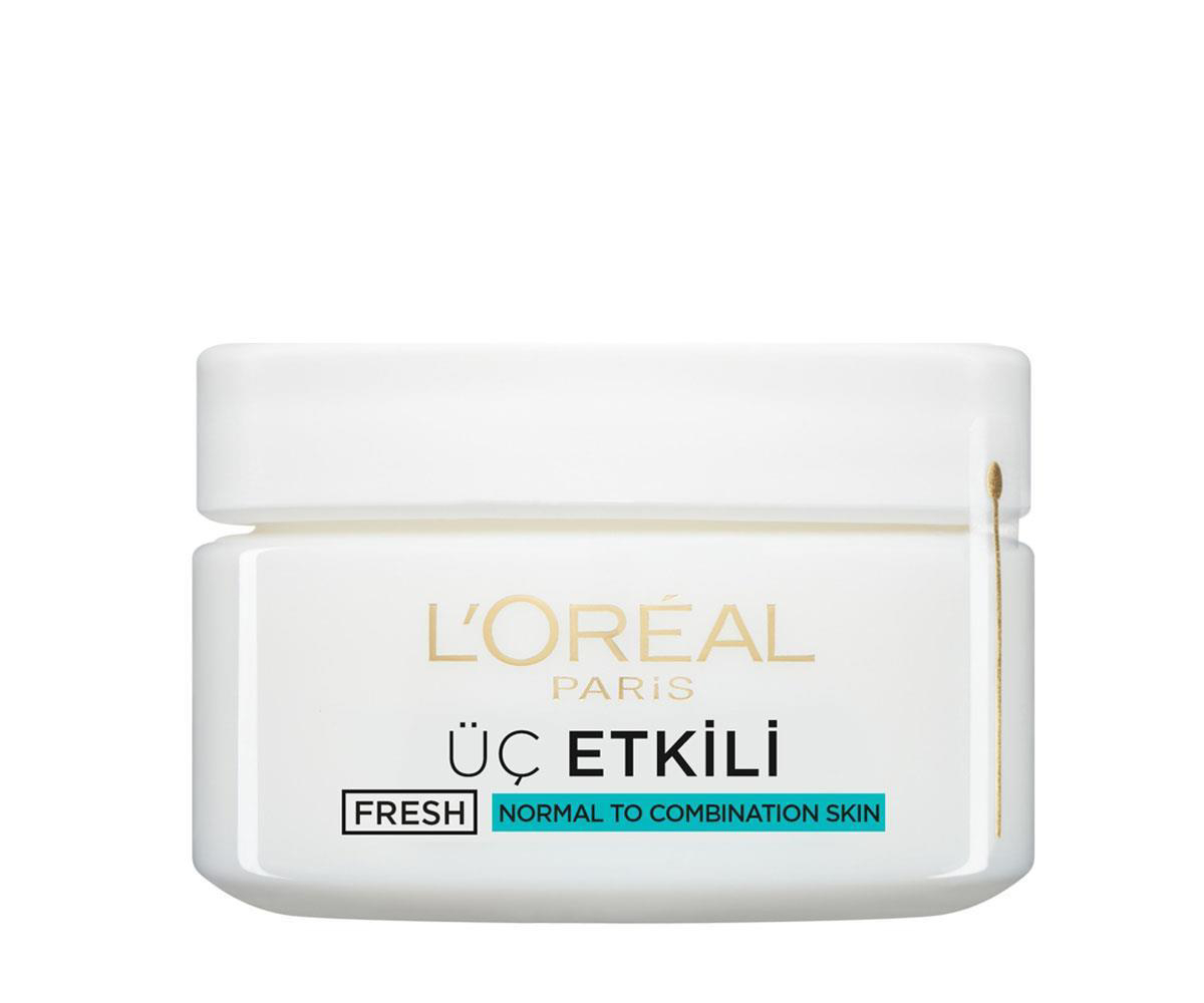 L'Oréal Paris 3 Etkili Ferahlık Günlük Bakım Kremi Normal Ve Karma Ciltler 50ml