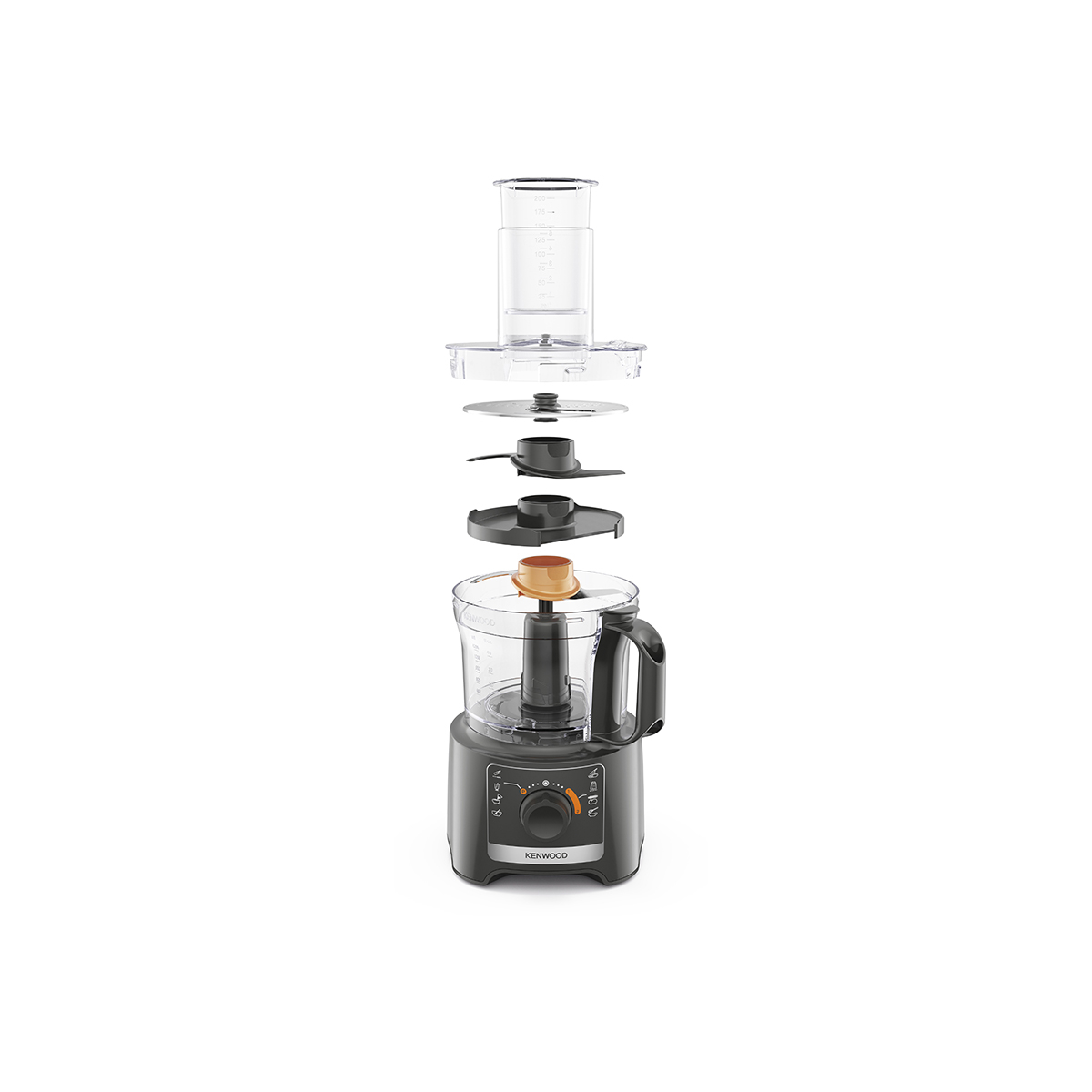 Kenwood MultiPro Food Processor Black FDP31.170GY