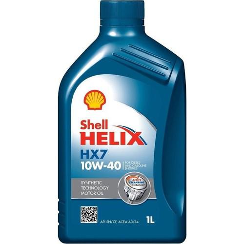 Shell Helix Benzinli HX7 10W-40 Sentetik 1 lt Benzin-Dizel Motor Yağı 