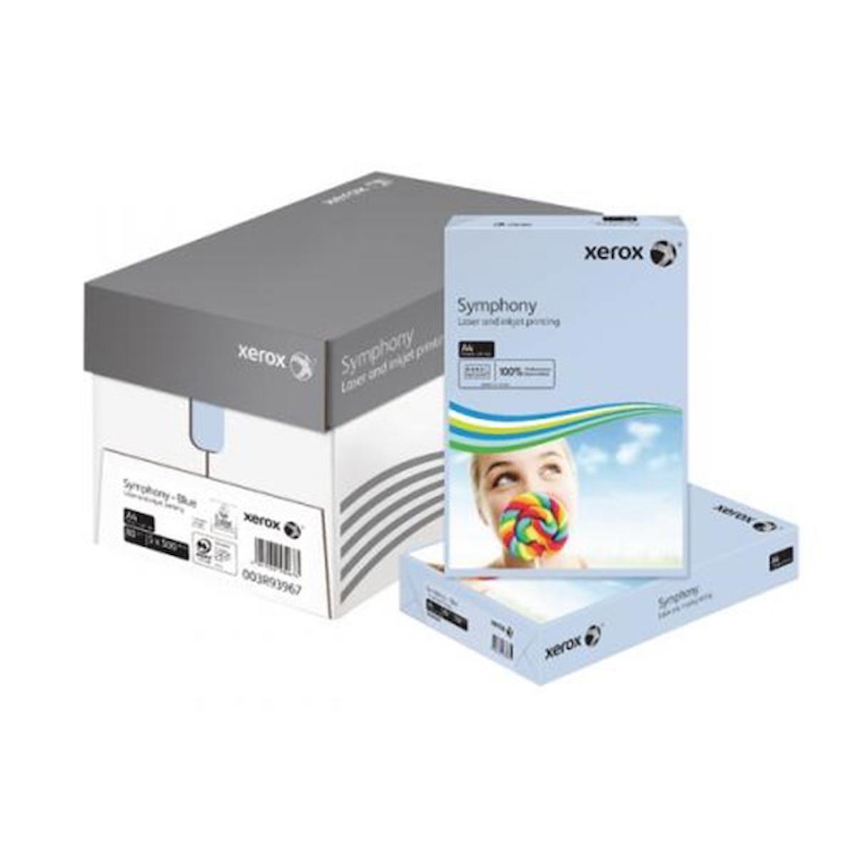 Xerox 3R93967 A4 80Gr 500YP Symphony Açık Mavi Renkli Fotokopi Kağıdı