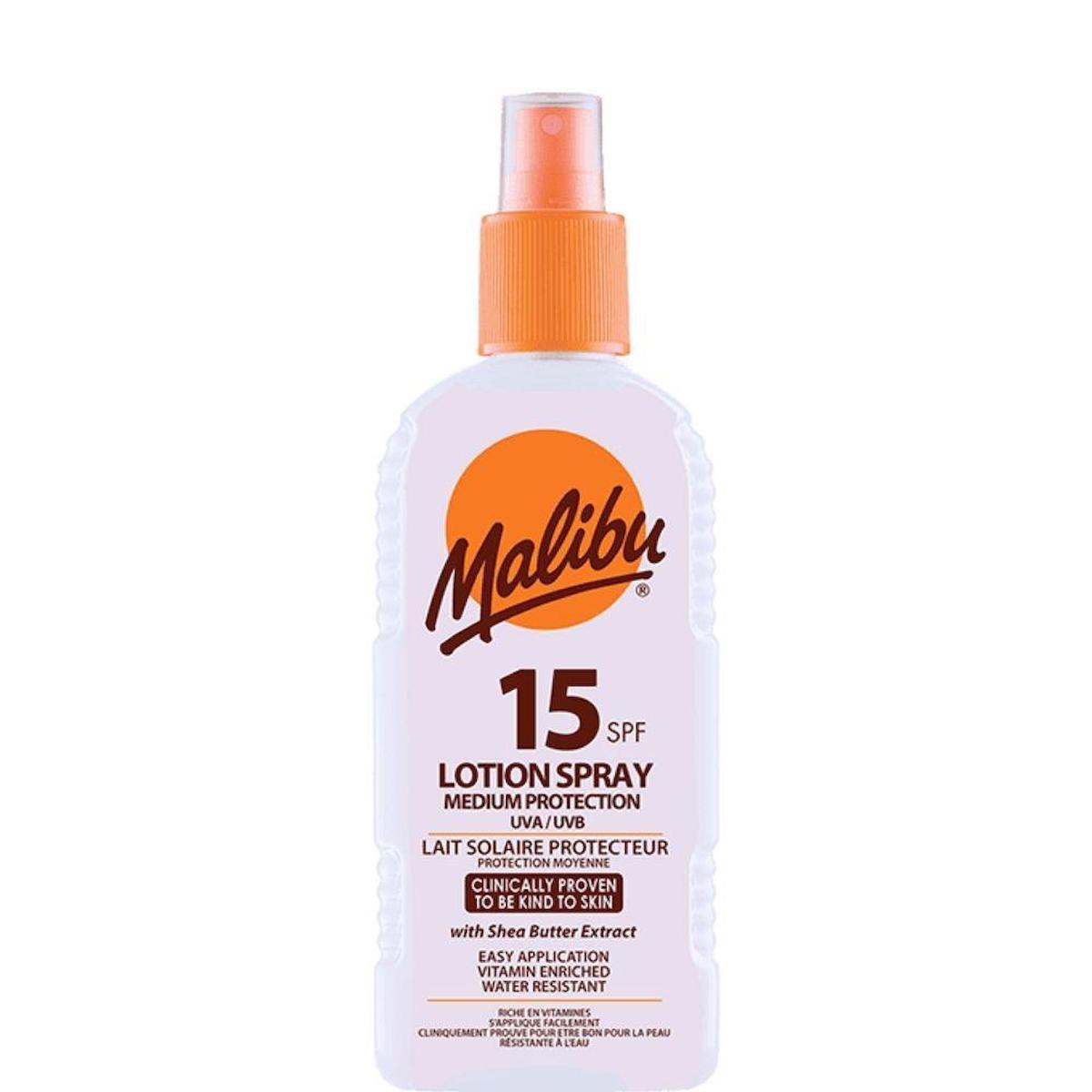 Malibu Güneş Koruyucu Sprey Losyon SPF15 200ML