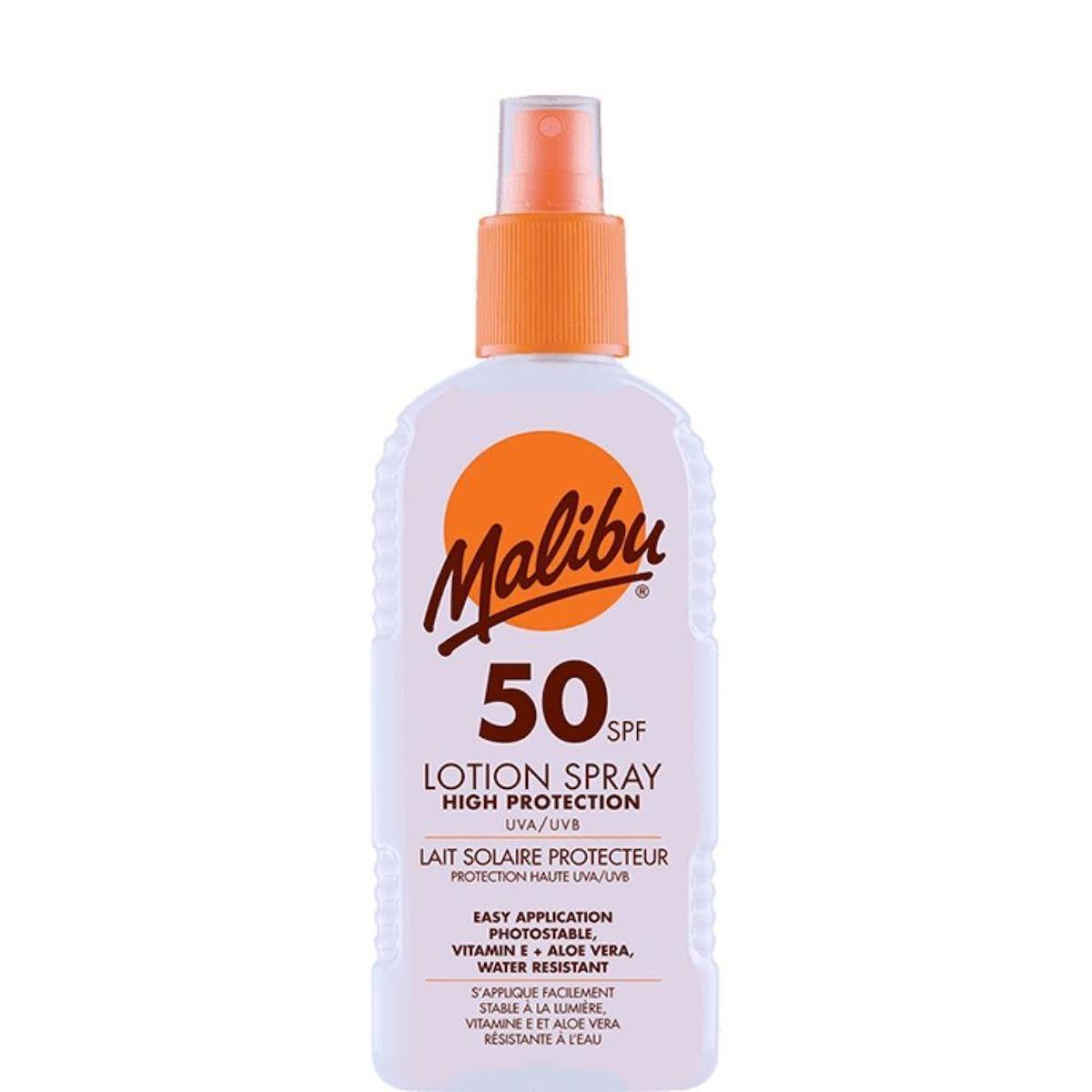 Malibu Güneş Koruyucu Sprey Losyon SPF50 200ML