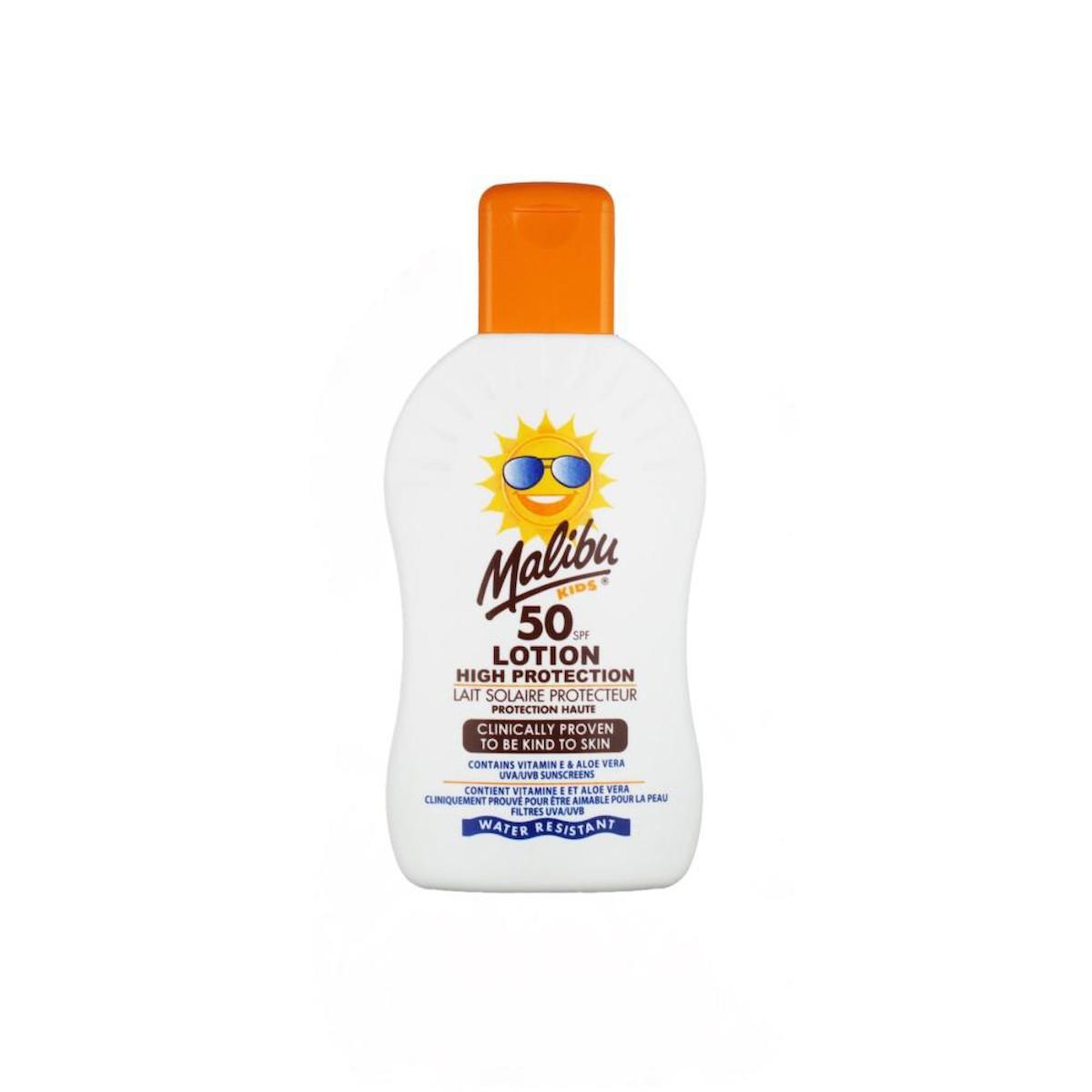 Malibu Çocuk Yüksek Güneş Korumalı Losyon SPF50 200ML