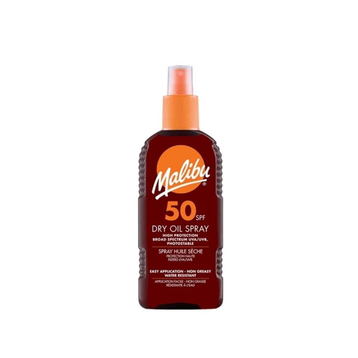 Malibu Güneş Koruyucu Dry Oil Bronzlaştırıcı Sprey SPF50 200ML