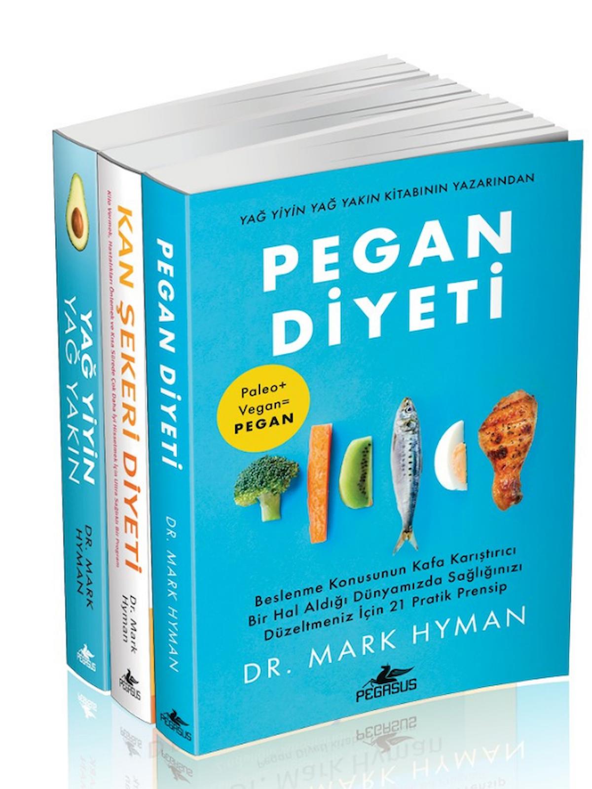 Mark Hyman Sağlıklı Beslenme ve Sağlıklı Yaşam Kitapları Koleksiyon Set 3 Kitap