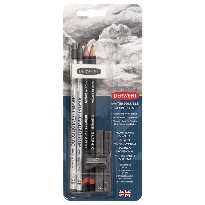 Derwent Watersoluble Graphitone Set 0700662