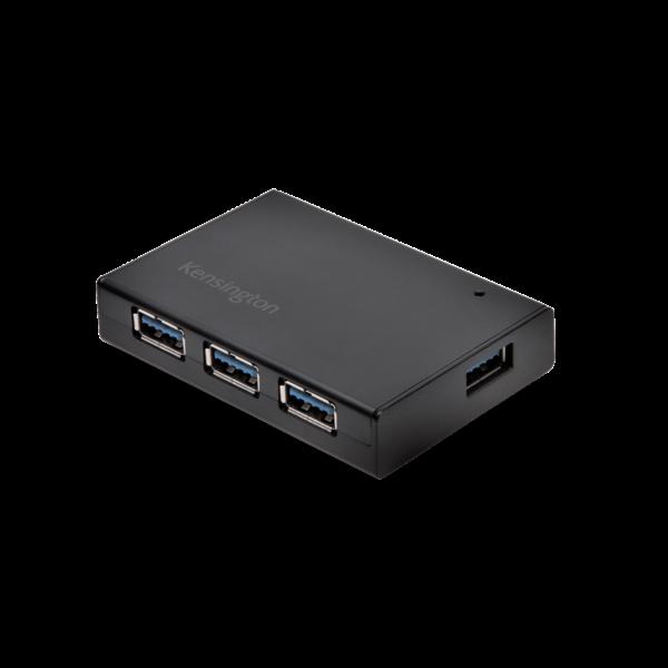 Kensington UH4000C USB 3.0 4 Girişli Hub & Şarj Aleti Siyah, K33979EU