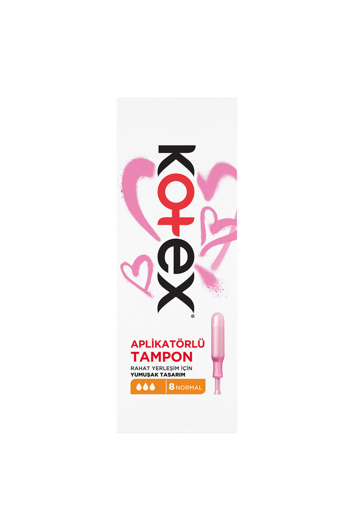 Kotex Aplikatörlü Tampon Normal 8'li