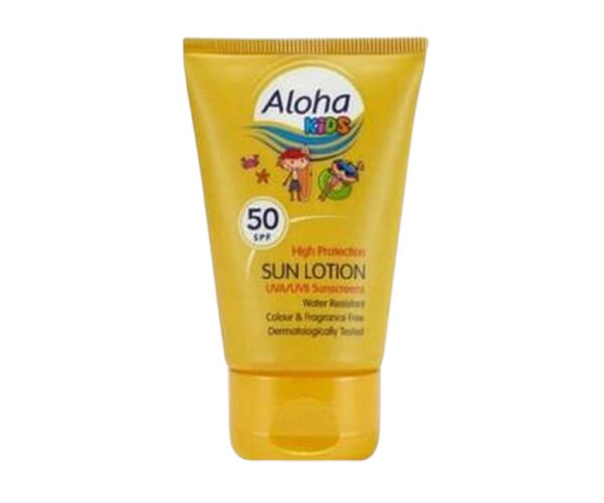 Aloha Spf50 Kids Sun Lotion 50 Ml - Çocuklar İçin Çanta Boyu Güneş Losyonu