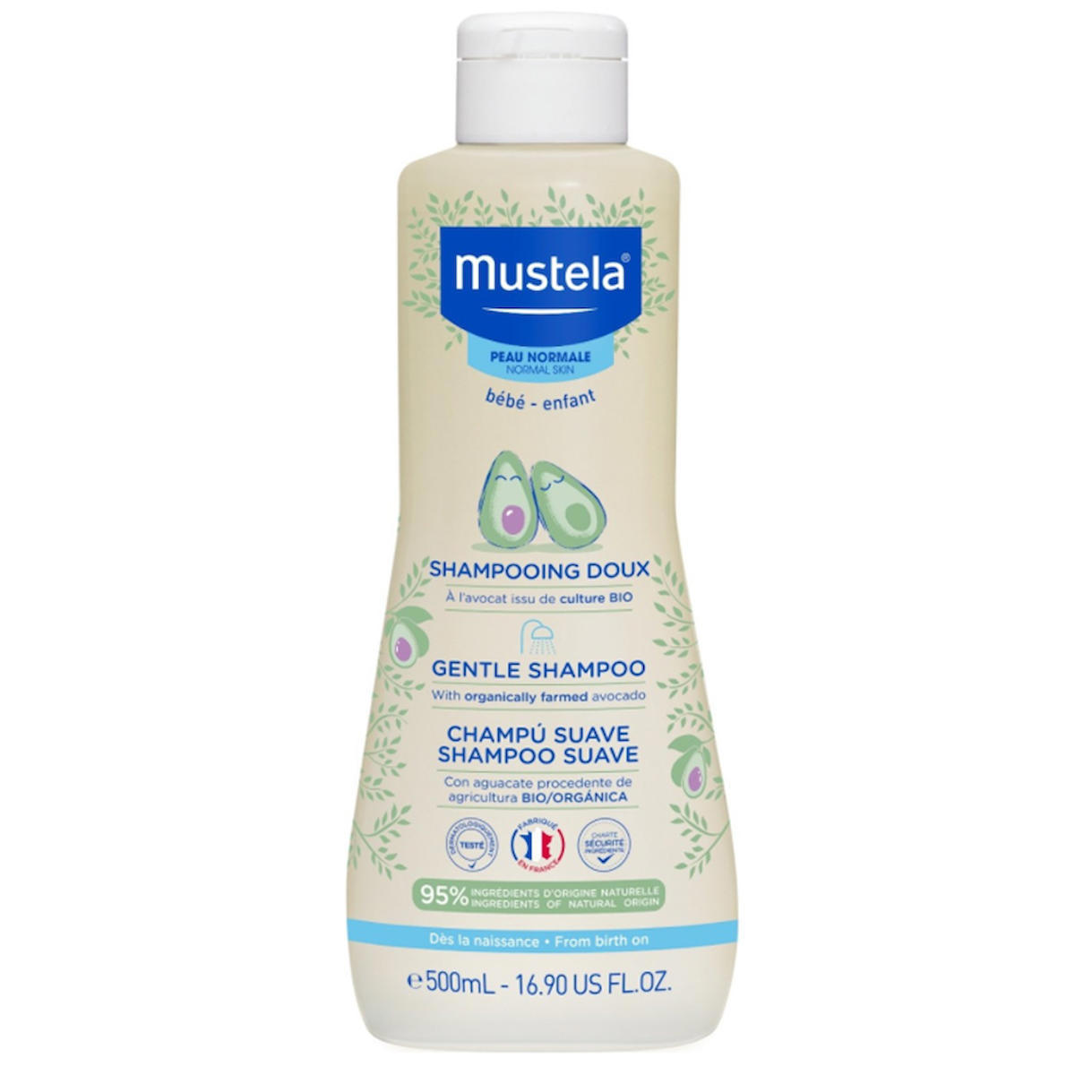 Mustela Gentle Göz Yakmayan Bebek Şampuanı 500 ml