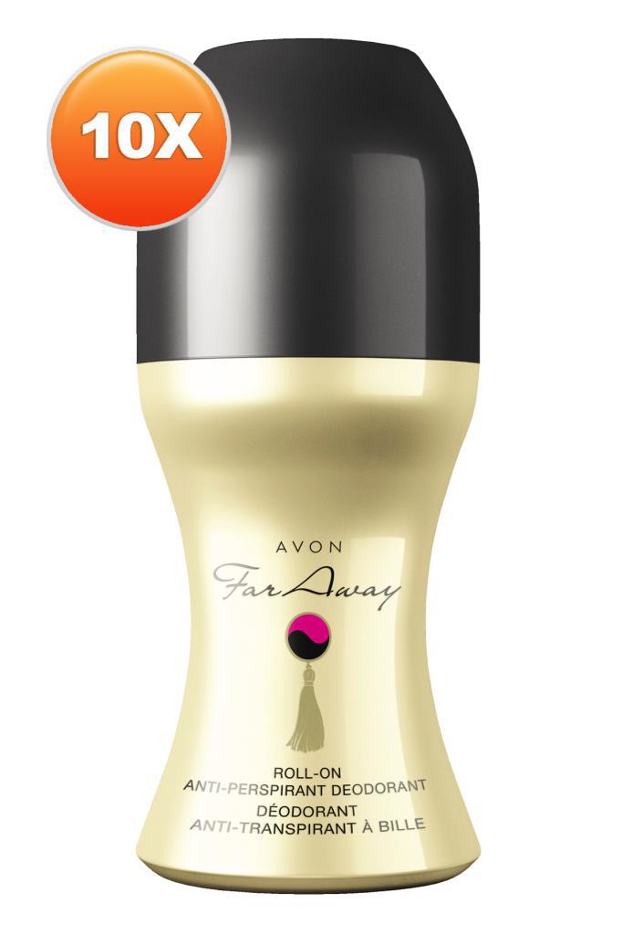 Avon Far Away Kadın Rollon 50 Ml. Onlu Set