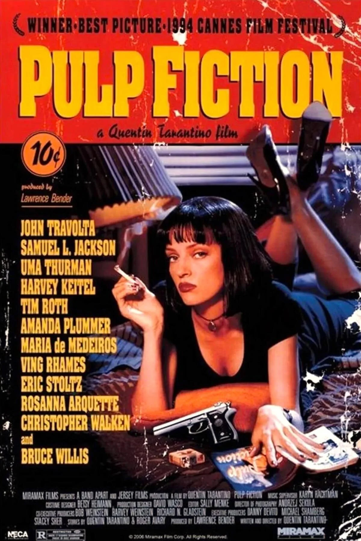 PULP FICTION UMA ON BED MAXI POSTER (İTHAL)