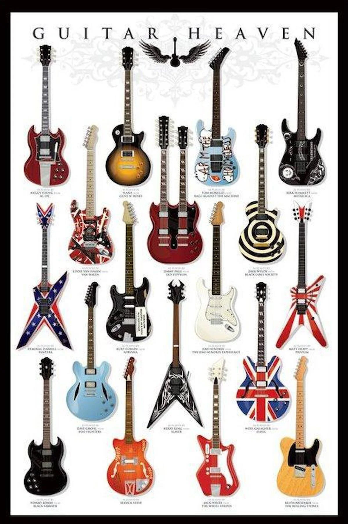 GUITAR HEAVEN MAXI POSTER (İTHAL)