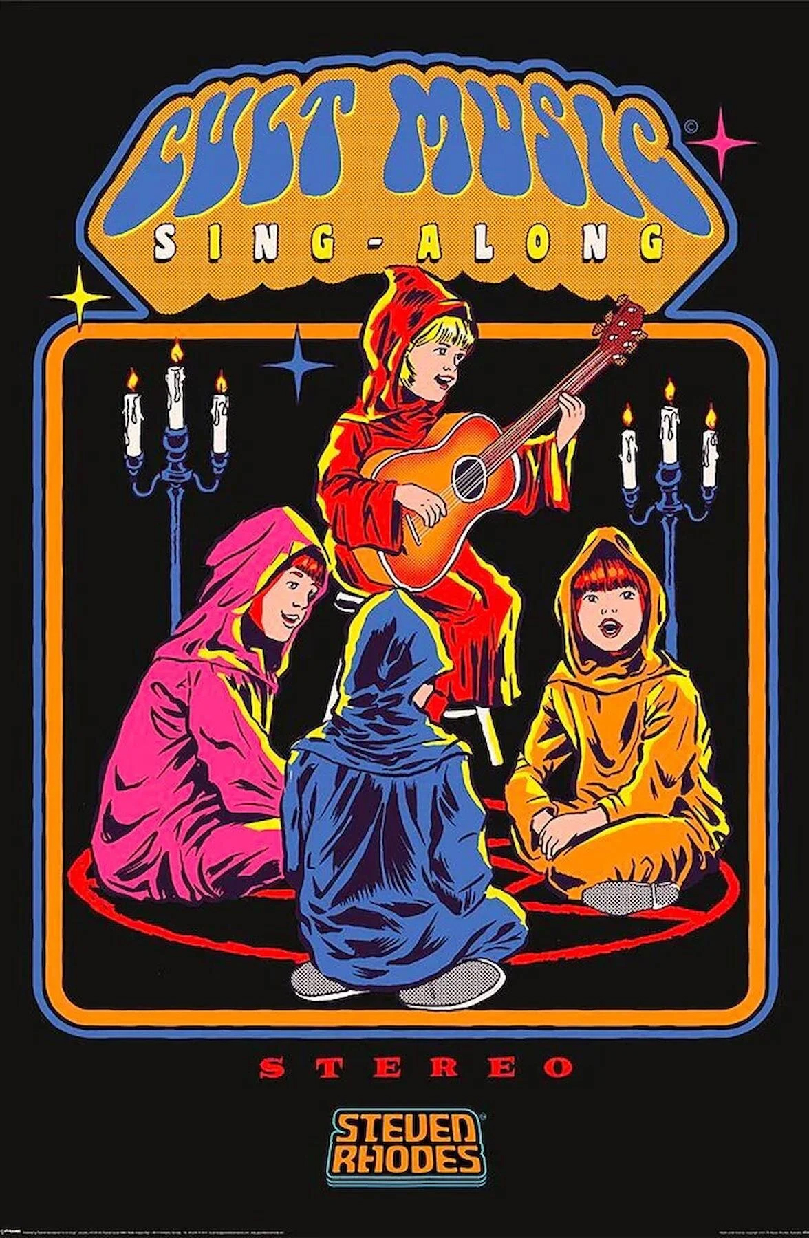 STEVEN RHODES CULT MUSIC SING ALONG MAXI POSTER (İTHAL)