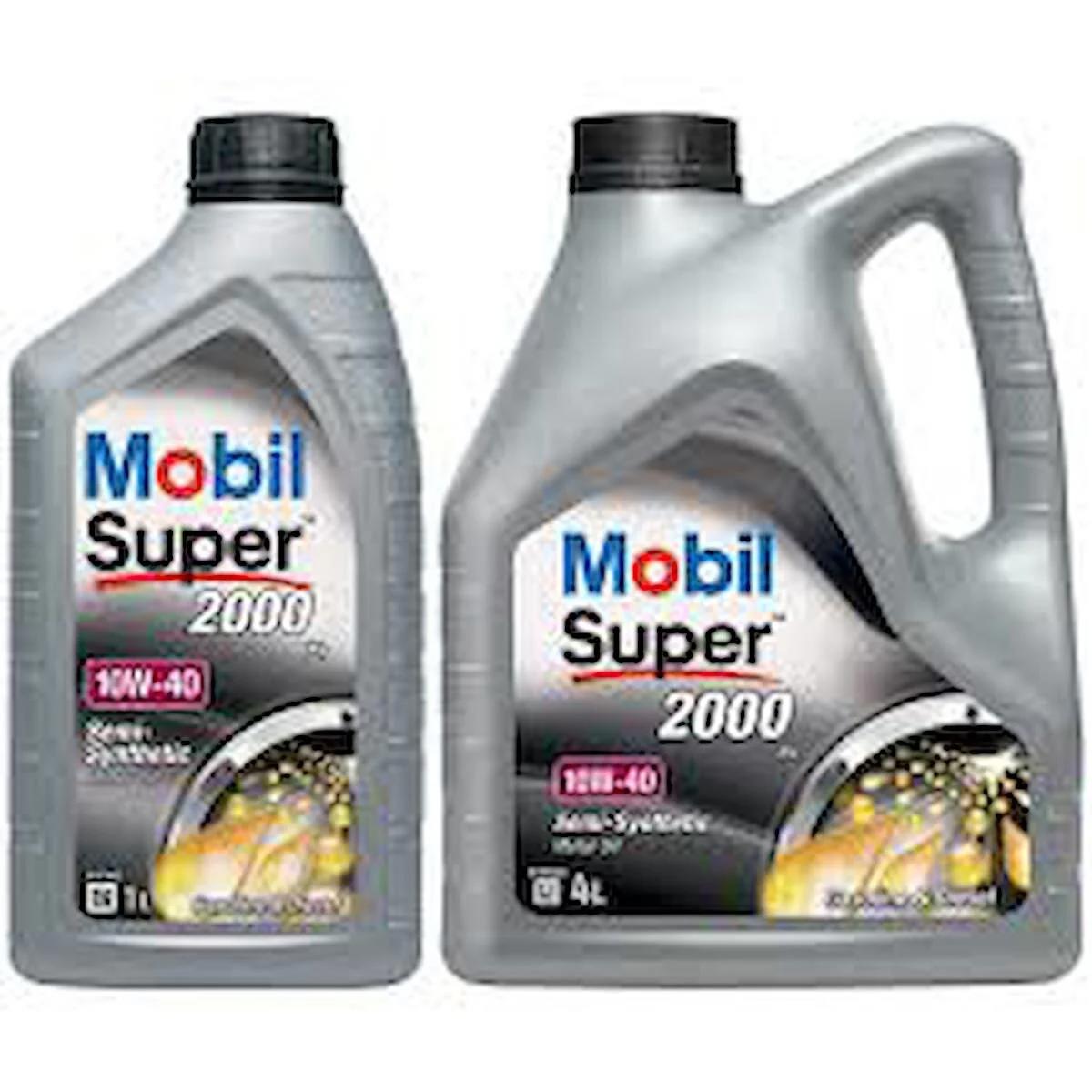 Mobil Super 2000 X1 10W-40  Motor Yağı 4 Litre (Üretim Yılı - 2024)