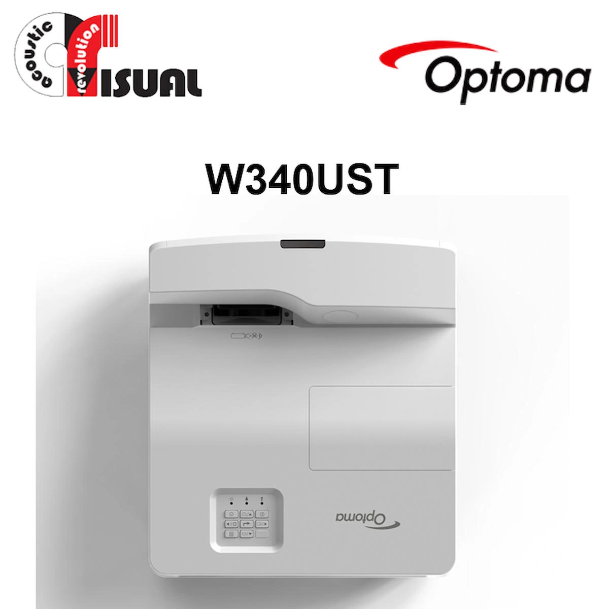 Optoma W340UST 4000 ANSI lümen 1280×800 Çöz 22000 Kontrast Ultra Kısa Mesafe Projeksiyon
