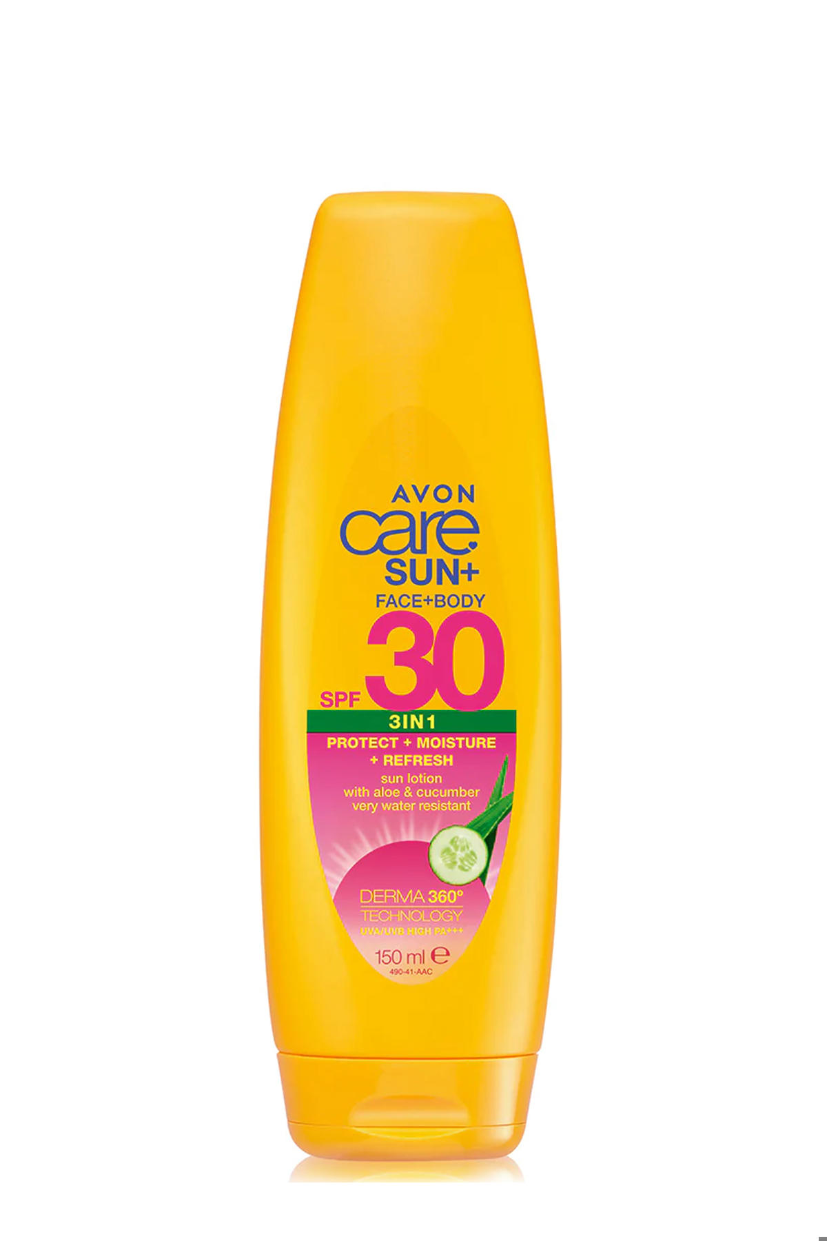 Avon Care Sun Canlandırıcı 3'ü 1 Arada Yüz ve Vücut Güneş Losyonu SPF30 150 Ml.