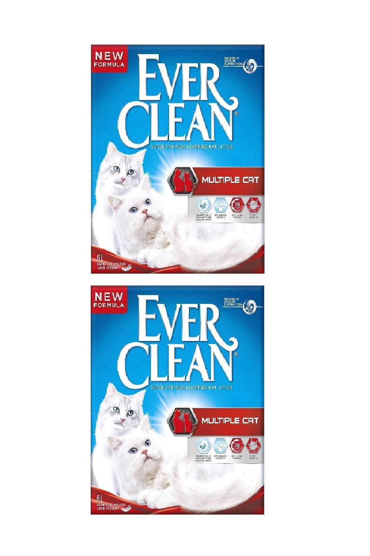 Ever Clean Multiple Cat Çoklu Kullanıma Uygun Kedi Kumu 10 L (2 ADET)