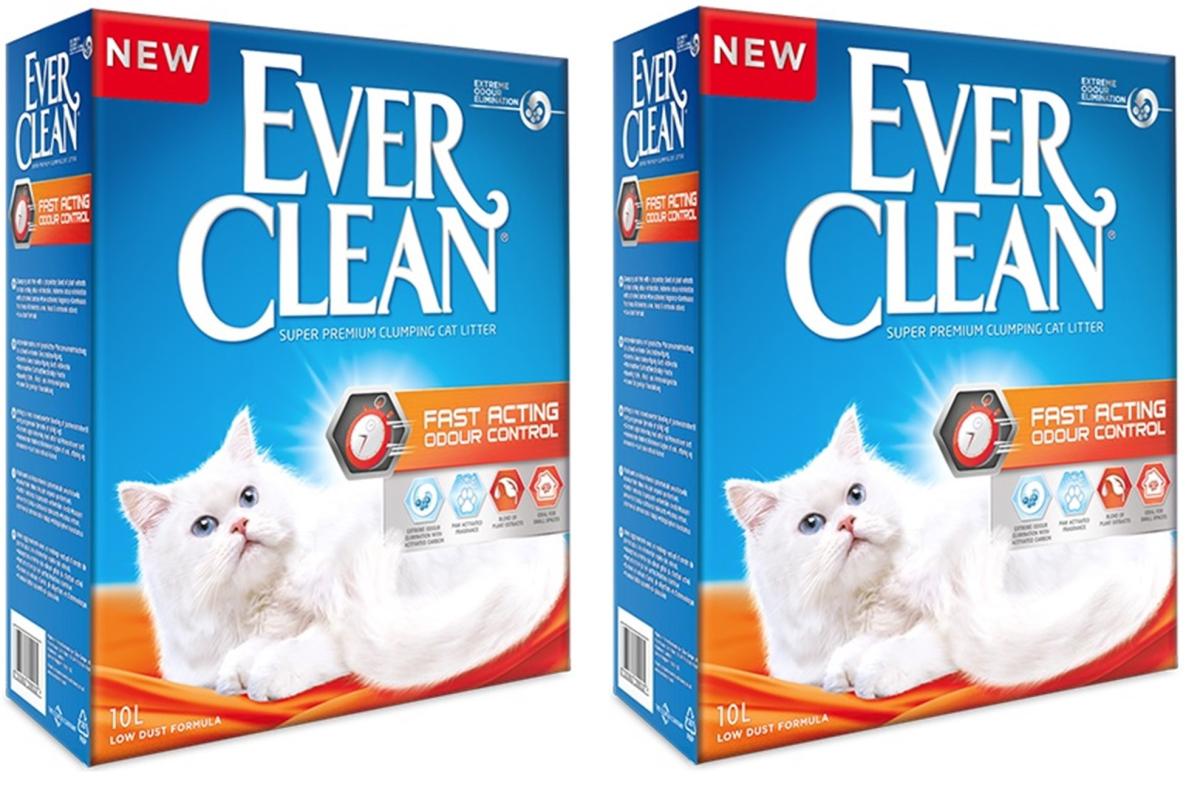 Ever Clean Fast Acting Hızlı Koku Emen Kedi Kumu 10 L (2 ADET)