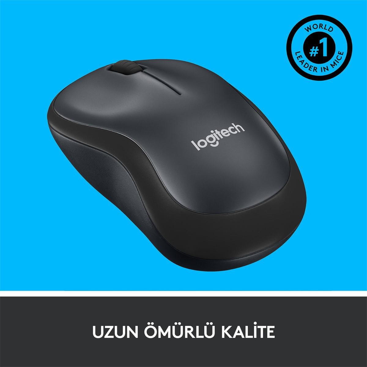 LOGITECH M220 SLIENT CHARCOAL NANO MOUSE 910-004878