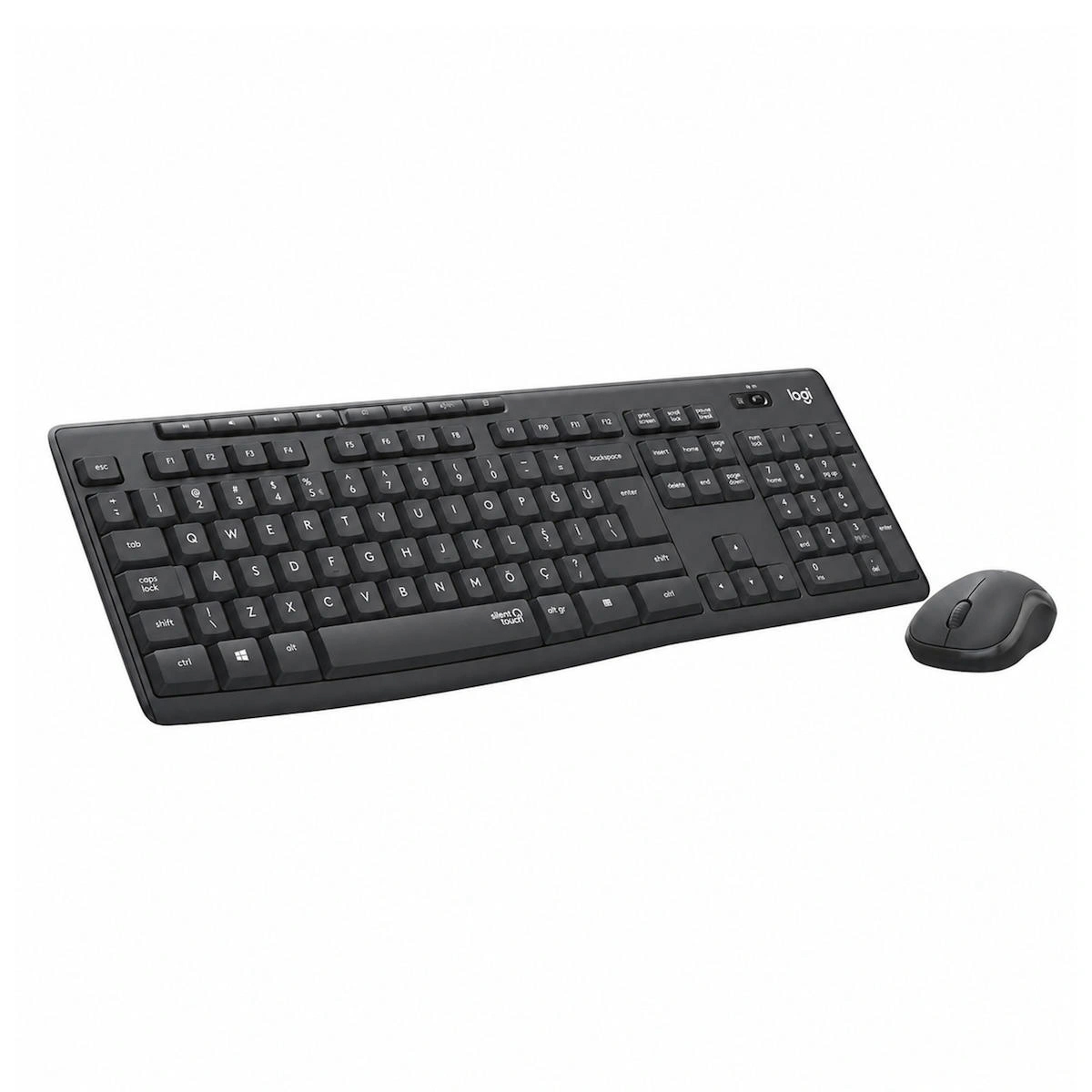 Logitech MK295 Kablosuz Türkçe Klavye Mouse Seti Siyah