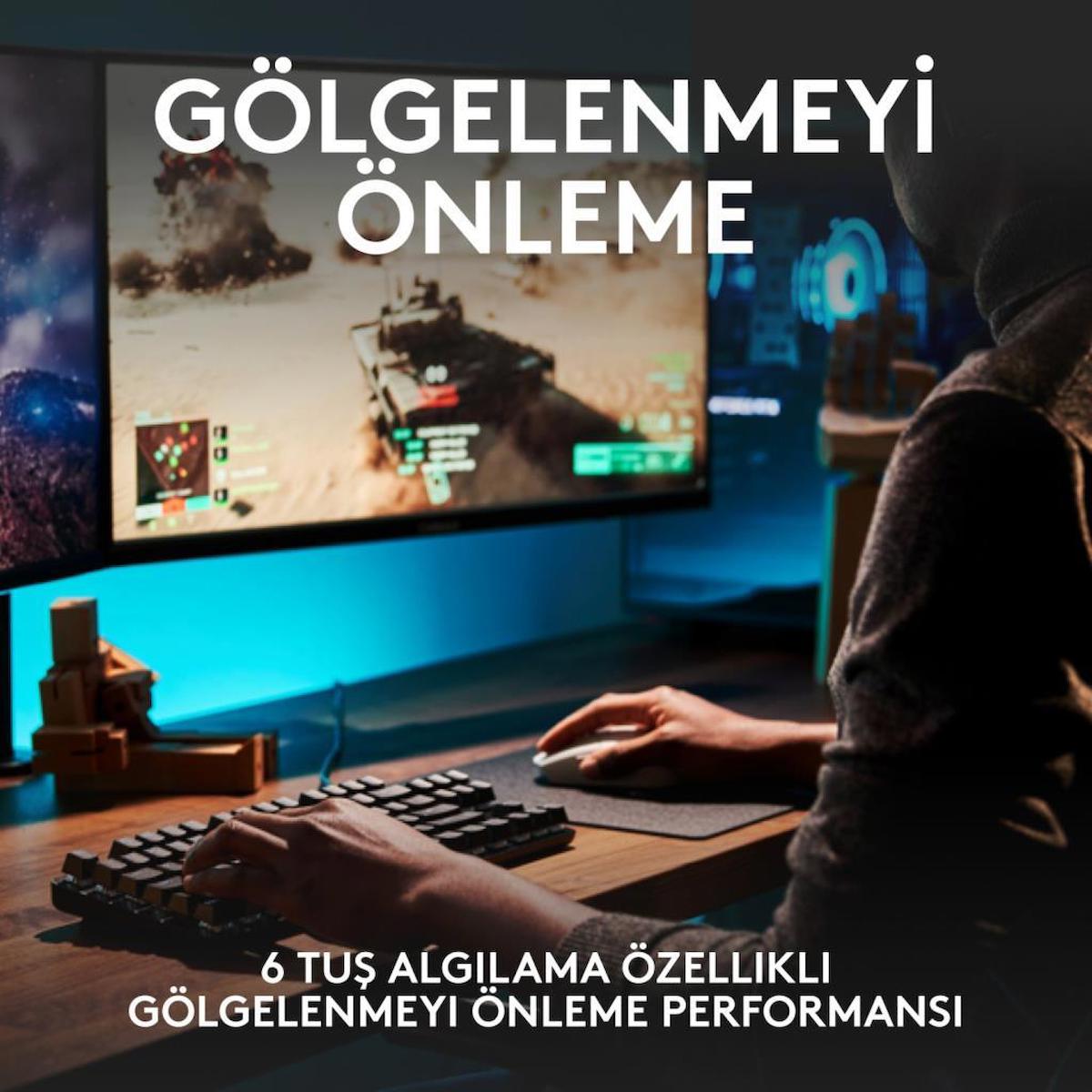 Logitech G413 SE TKL 920-010564 Kablolu LED Aydınlatmalı Mekanik Oyuncu Klavyesi – Siyah