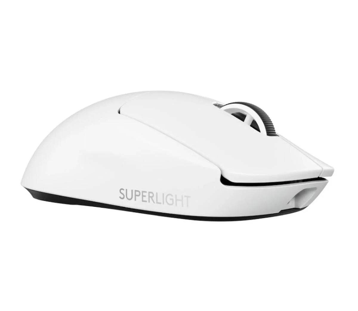 Logitech G PRO X Superlight 2 Beyaz 910-006639 44K Lightspeed Hero 2 Optik Şarjlı 60gram Kablosuz Oyuncu Mouse