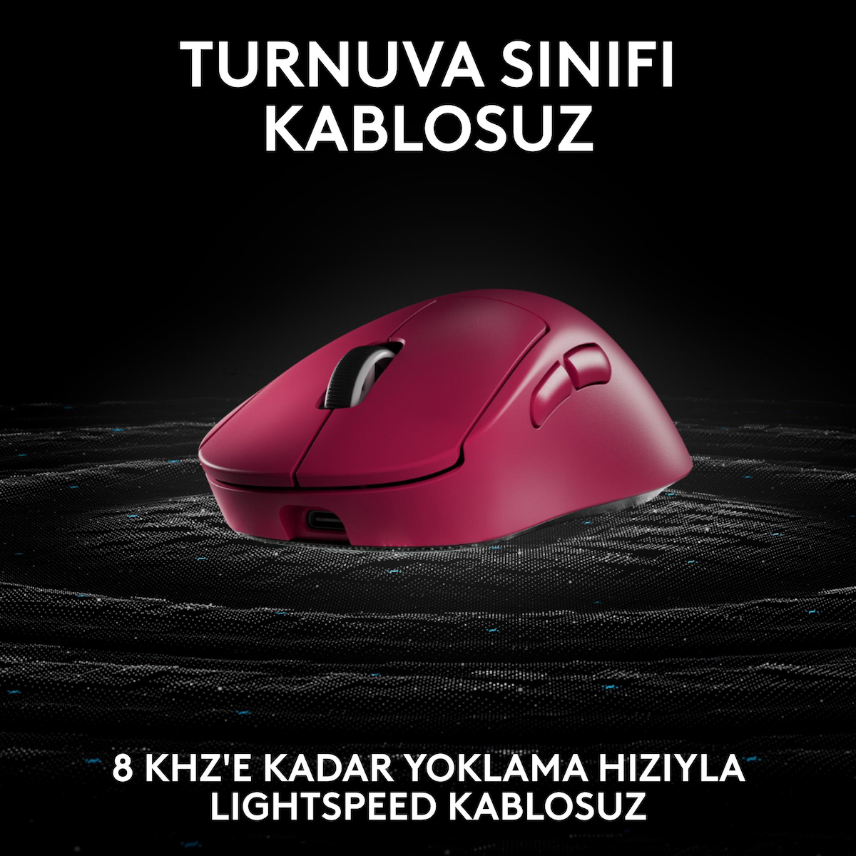 Logitech G PRO X SUPERLIGHT 2 DEX LIGHTSPEED HERO 2 32K DPI Sensör PC/Mac için Kablosuz Oyun Mouse – Pembe